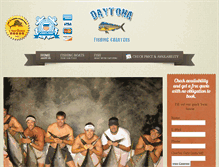 Tablet Screenshot of daytonafishingcharter.com